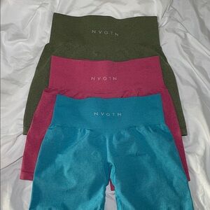 NVGTN Bottoms Set - Green, Pink, and Blue